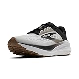 Brooks Men’s Anthem 8 Neutral Running Shoe - White/Black/Tan - 12 Medium