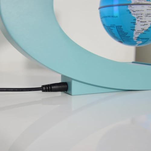 Luminária Antigravidade Magnética Globo Flutuante, Iluminação LED, Rotação 360 Graus, Decoração Escr