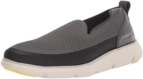 Cole Haan Men's Zerogrand Omni Slip ON Sneaker, Gray Pinstripe Knit, 8.5 | Image 3