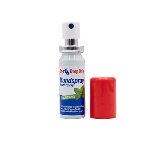 One Drop Only antibakterielles Mundspray gegen Mundgeruch mit natürlichen Inhaltsstoffen für eine effektive Mundhygiene, frischer Atem Spray, mouth spray fresh (1 x 15 ml) – Bild 3