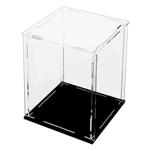 Vitrina acrílica – Caja de muñecas resistente a la humedad | Vitrina de exhibición de figuras de acción | Organizador de muñecas transparente para habitación de niños, dormitorio y sala de estar