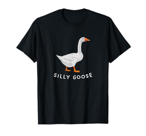 Playful 'Silly Goose' Design - Quirky and Fun T-Shirt