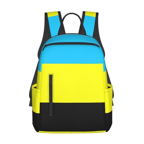Sac à dos léger imprimé drapeau pour le shopping et le travail noir