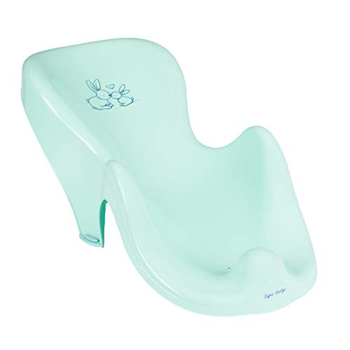 Asiento de baño bebé de Tega Baby - Little Bunnies Light Green