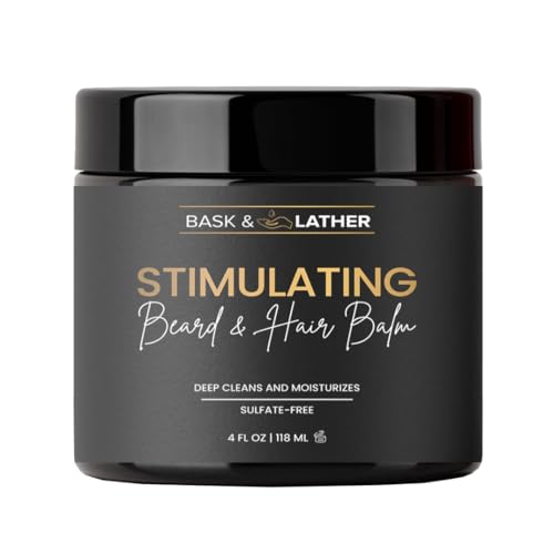 BASK & LATHER Stimulating Hair & Beard Balm