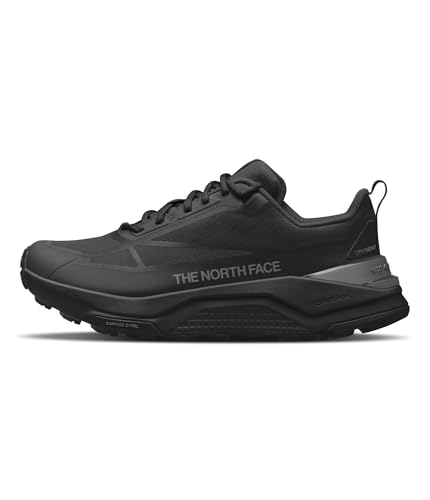 The North Face Mens Fastpack Waterproof Hiking Shoe - Highly Cushioned Rubber Outsole 5mm Lugs TNF Black/TNF Black 11