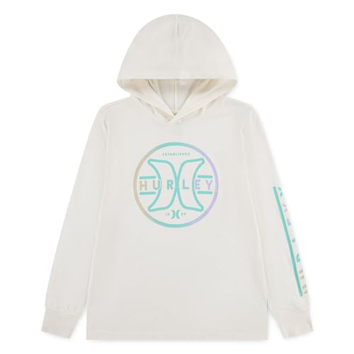 Image of Hurley boys Long Sleeve Hooded Graphic T-shirt