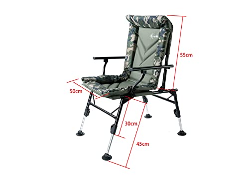 Foto von CarpOn Stable Stuhl Comfort bequemer Angelstuhl Campingstuhl Karpfenstuhl Classic