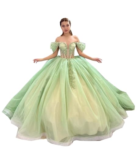 Modern 3D Floral Flowers Quinceanera Dresses Ball Gown Charro Style Mexican Homecoming Sweet 15 Dress