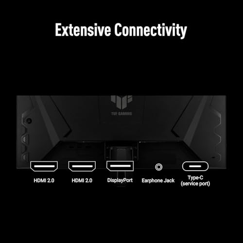 ASUS TUF Gaming VG27AQ5A-J Gaming Monitor: 27-inch, QHD(2560x1440), 210Hz(OC), Fast IPS, ELMB SYNC, 0.3ms GTG (min.), Stereo speaker, DisplayWidget Center, Black - Infiniarc Edition