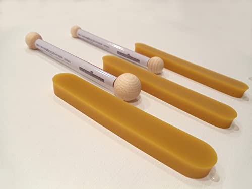 NR-Fugenzubehör NR120 Profi Fugenabzieher Set 5-teilig | extrem strapazierfähige Gummi Abzieher für Silikon und Acryl | für Fugen von 5 – 13 mm Breite | mit Fugenrobbe12 Eckabzieher