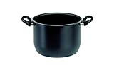 Facile da pulire BALLARINI Firenze Pentola 2 Manici, Alluminio, Nero, 24 cm