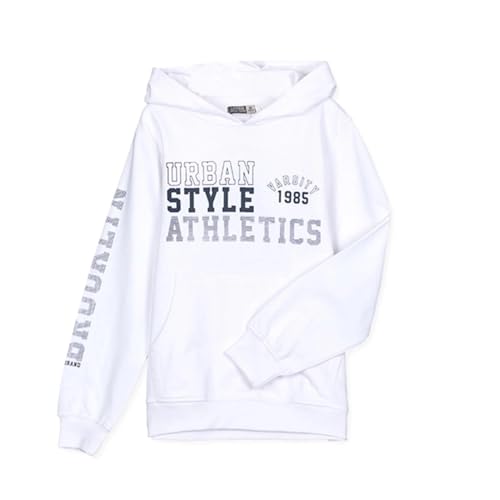 Sweat-shirt Losan blanc idéal pour les journées d'école confortables