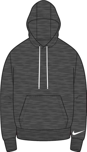 NIKE Park 26 Sweat À Capuche De Foot en Tissu Fleece pour Homme, Charcoal Heathr/White, IO9035-071, 3XL