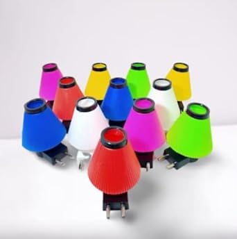 Anchore 0.5 W Round 2 Pin LED Bulb (Multicolor, Pack of 5)