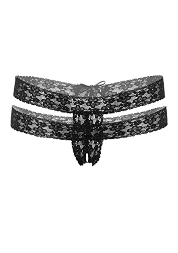 Daring Intimates - Lucy Crotchless Thong Culotte S/M
