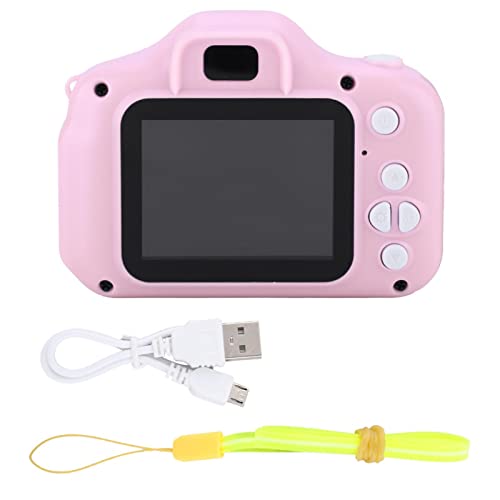 Kids Camera Girls Toys for 3 4 5 6 7 8 Year Old Birthday 2 Inch1080P Toddler Camera Portable Children Digital Video Camera for 3-10 Year Old Girl with Charging Cable ()