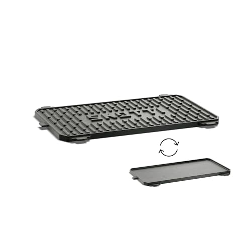 SKOTTI Kast, Gusseiserne Grillplatte für SKOTTI Grill, Plancha, Griddle, Sehr massives Material,...