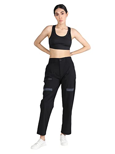 Image of CHKOKKO Women's Regular Fit Mid Rise Track Pant