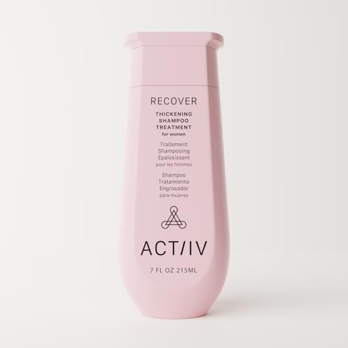 ACTIIV Recover Thickening Shampoo Treatment For Women | Supports the Appearance of Fuller, Healthier-Looking Hair, Supports Scalp Health, Plant-Based, Color-Safe, Vegan, All Hair Types