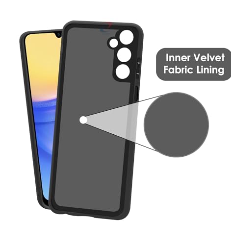 Image of Spazy Case Samsung Galaxy M55 5G / F55 5G Back Cover | Soft Silicone Slim Back Case Cover for Samsung Galaxy M55 5G / F55 5G - Black