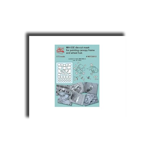 Dan Models MS720012 masques de peinture haut de gamme pour verrière Italeri MH-53E 1/72