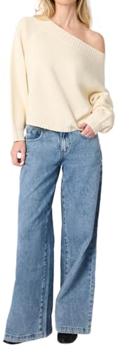 WEWOREWHAT Women's Off Shoulder Sweater3