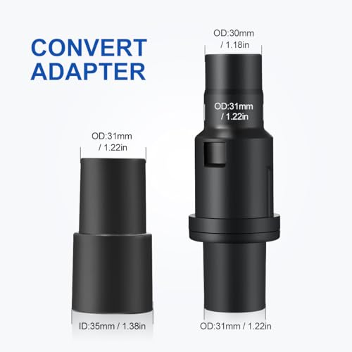 LANMU Vacuum Attachments Compatible with Shark Navigator Lift-Away NV360 NV352 NV356E, Rotator NV501 & Rocket HV301 HV322 Series Upright Vacuum, 1 1/4\" (32mm) Vacuum Accessories Set