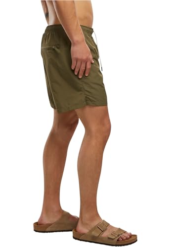 Brandit Swim Shorts Uomo Bermuda Verde Oliva Xxl 100% Nylon - 4
