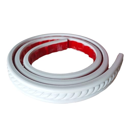 Peel and Stick Molding Trim Self Adhesive Flexible Wall Trim Crown Molding 3d Strip for Tile Wood Wall Panels Picture Mirror Frame Border Edge Corner Ceiling Wallpaper Moulding Decor Trim (36 in)