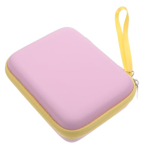 HANABASS Guitar Pick Storage Bag Portable Plectrum Holder for Easy Access Compact Accessory Case for Guitar Picks Items Durable PU Material Sakura