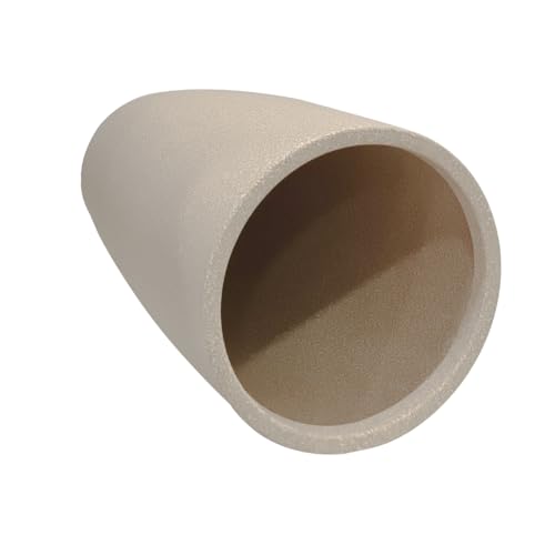 Image of Harshdeep Roto Planter - Venice - Indoor Outdoor Home Balcony Garden Decorative Round Durable Light Weight Stone Finish Plant Pot Dia 11 Inch Height 22 Inch (Cream Stone)