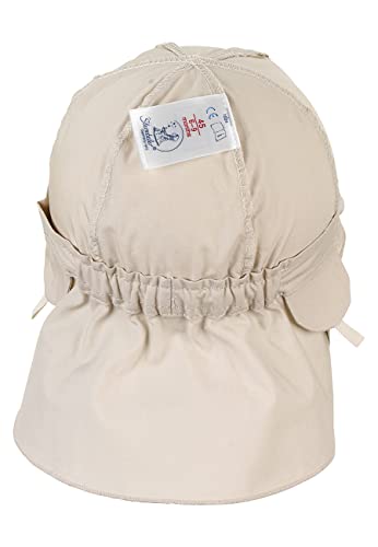 Sterntaler Schirmmütze Nacken - Unisex Baby- und Kinder Mütze mit Nackenschutz und einsteckbaren Ohrenklappen - UV-Schutz 50+ Sommermütze zum Binden - Popeline (Bio) Kopfbedeckung – Bild 5