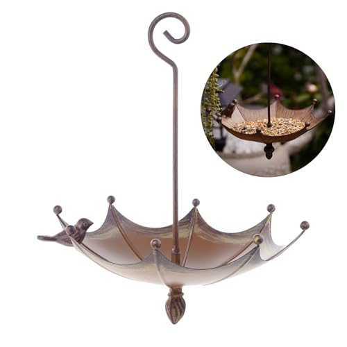 Plateau de bain pour oiseaux en parapluie ideal sur un balcon anime