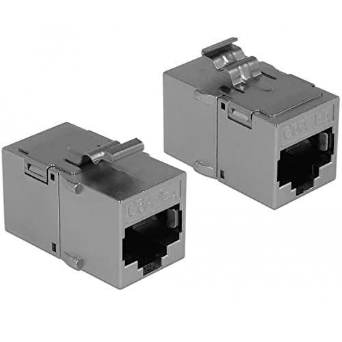 Delock Keystone Modulo Rj45 Presa > Rj45 Cat.6A Metallo