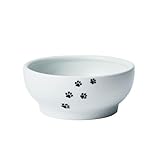 猫壱 ハッピーダイニング 猫用 脚なしフードボウル 猫柄 電子レンジ&食器洗浄機対応