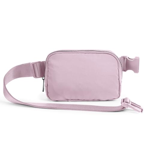 Image of ODODOS Unisex Mini Belt Bag with Adjustable Strap Small Fanny Pack for Workout Running Traveling Hiking, Lavender