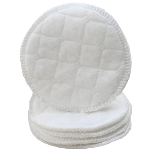 LRXIYODE Almohadillas de Lactancia Materna Blancas de 3 Capas 100 Unidades Discos Absorbentes Antidesbordamiento Lavables para Ropa Interior Protección Postparto Cómoda y Reutilizable