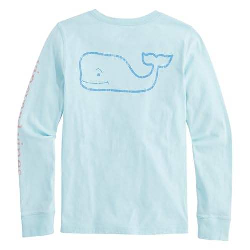 Image of Vineyard Vines Girls Vintage Whale Long-Sleeve Pocket Tee