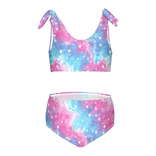 Image of Boccsty Cute Crab Red Blue Girls Swimsuits Kids Bikini Sets 2 Pcs Bathing Suit for 3T