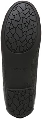 Vionic Women's Lynx Amorie Ballet Flat- Supportive Classic Comfort Shoes That Includes a Concealed Orthotic Insole Black Wavy 10 Medium | Image 3
