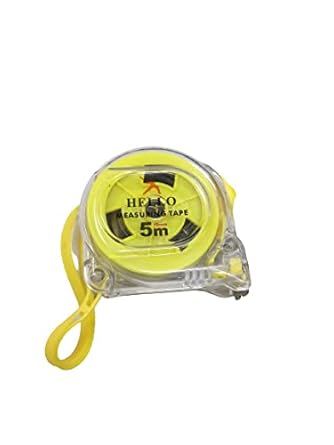 TMC Pocket Measuring Tape Durable Easy to Use | Lock Button | Glare Free Blade 5M Long