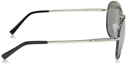 Michael Kors IDA MK1019 Sunglasses 11666G-59 - Gray Marble/silver-tone Frame, MK1019-11666G-59 - Image 4