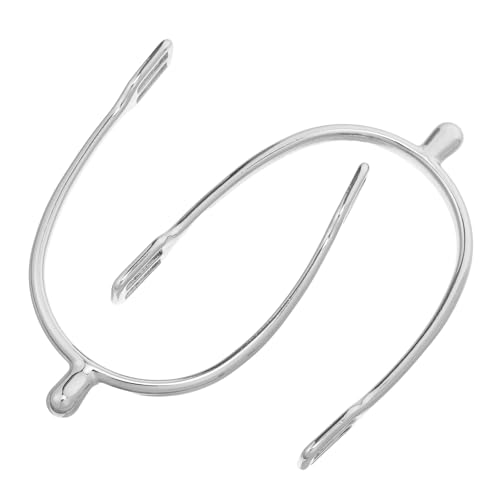 JOINPAYA Espuelas de Aleación de Zinc Decorativas para Botas de Montar Caballo, Correas Espuelas Mujer Ergonómicas, Equipo Ecuestre Occidental para Deportes y Actividades al Aire Libre