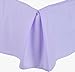 Clara Clark Premier 1800 Collection Solid Bed Skirt Dust Ruffle, Queen, Lilac Lavender