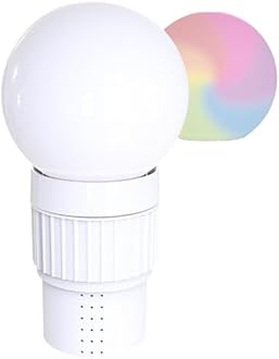 SWIMLINE HYDROTOOLS Chlorine Floater Dispenser For Above Ground & Inground Pools Spas | Solar Powered LED Light-Up Colorful Globe Pool Decoration |Large Capacity Floating 3-Inch Chlorine Bromine Tabs