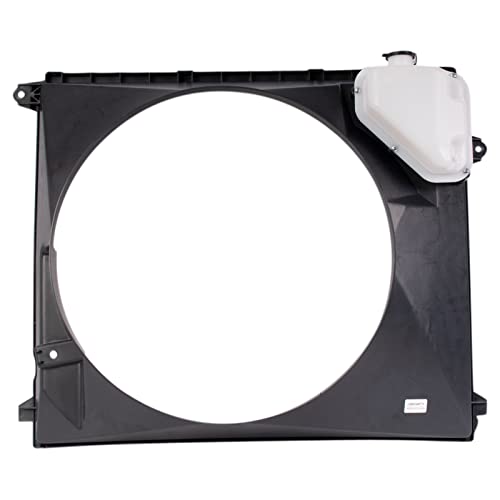 TRQ Radiator Fan Shroud Black TO3110190 Compatible with 2016-2023 Toyota Tacoma