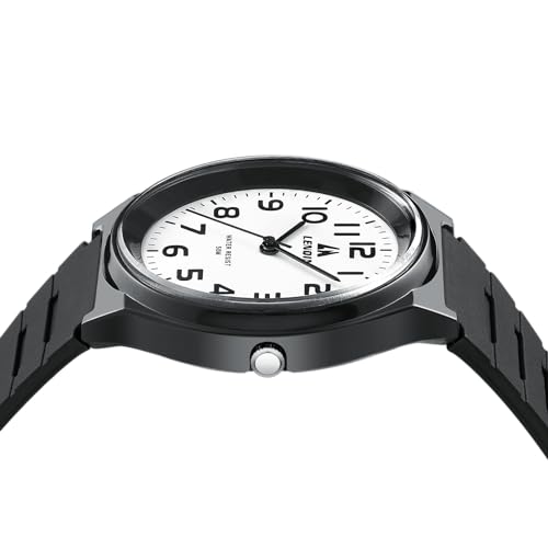 LN LENQIN Mens Watches Analog Quartz Watches Men 30M Waterproof Fashion Casual Man Designer Watches for Men Silicone Band Unisex Watch