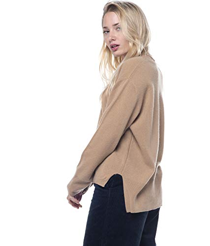 ETERKNITY - Jersey Cuello en Pico 100% Cashmere para Mujer