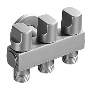 Hohovyvy Dreiwege-Eckventil Edelstahl 1/2 Zoll